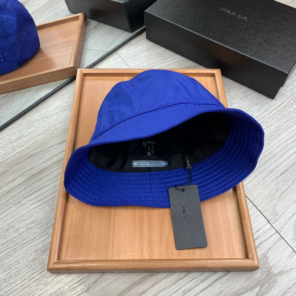 PRADA BUCKET HAT IN AZURE BLUE RE-NYLON 234099