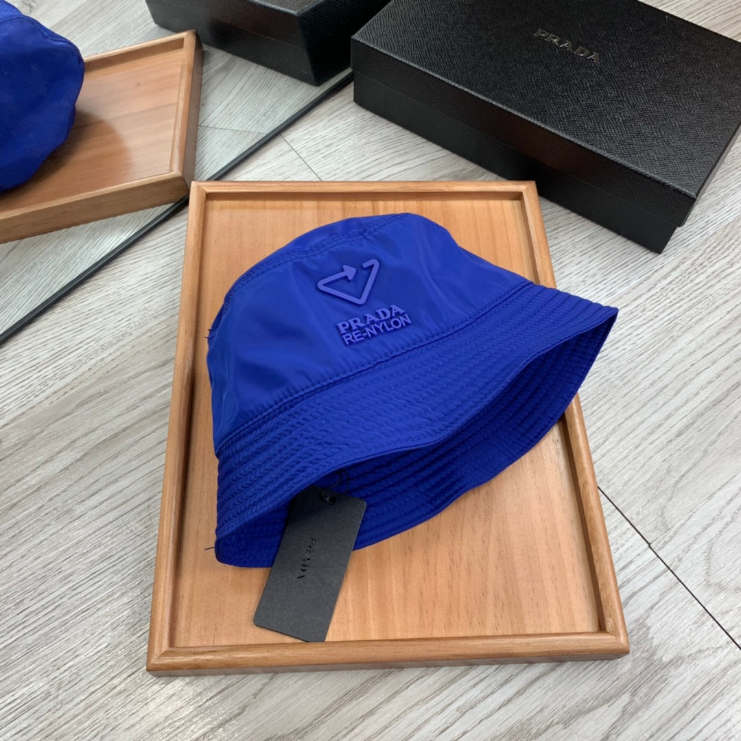PRADA BUCKET HAT IN AZURE BLUE RE-NYLON 234099