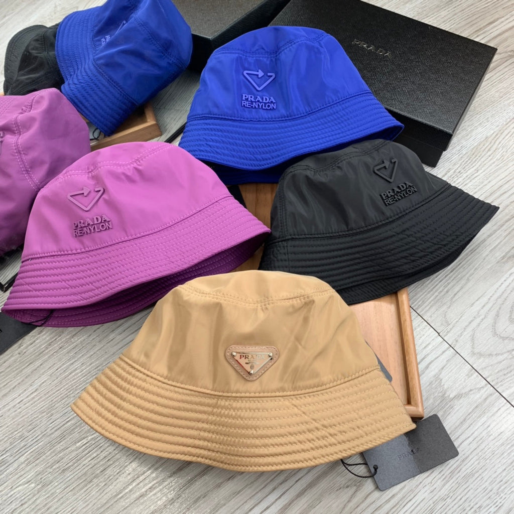 PRADA BUCKET HAT IN AZURE BLUE RE-NYLON 234099