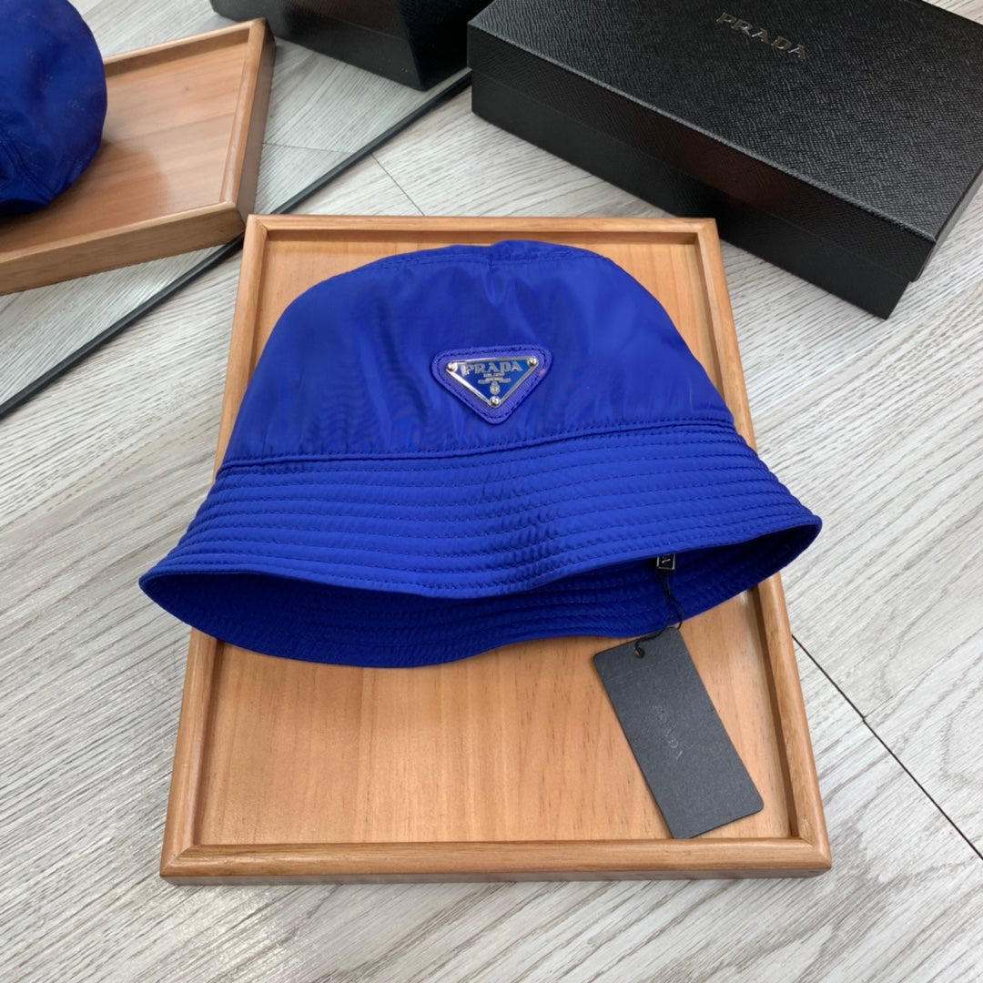 PRADA BUCKET HAT IN AZURE BLUE RE-NYLON 234099