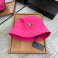 PRADA BUCKET HAT IN BRIGHT PINK RE-NYLON 234102