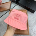 PRADA BUCKET HAT IN ROUGE PINK RE-NYLON 234103