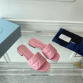 PRADA Pra Slide 25 Quilted Pink leather