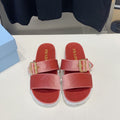 PRADA SLIDES SANLS RK PINK VELVET
