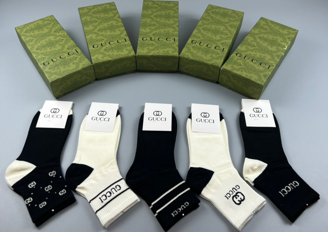 GUCCI LOW-CUT SOCKS 425689 (1 BOX)