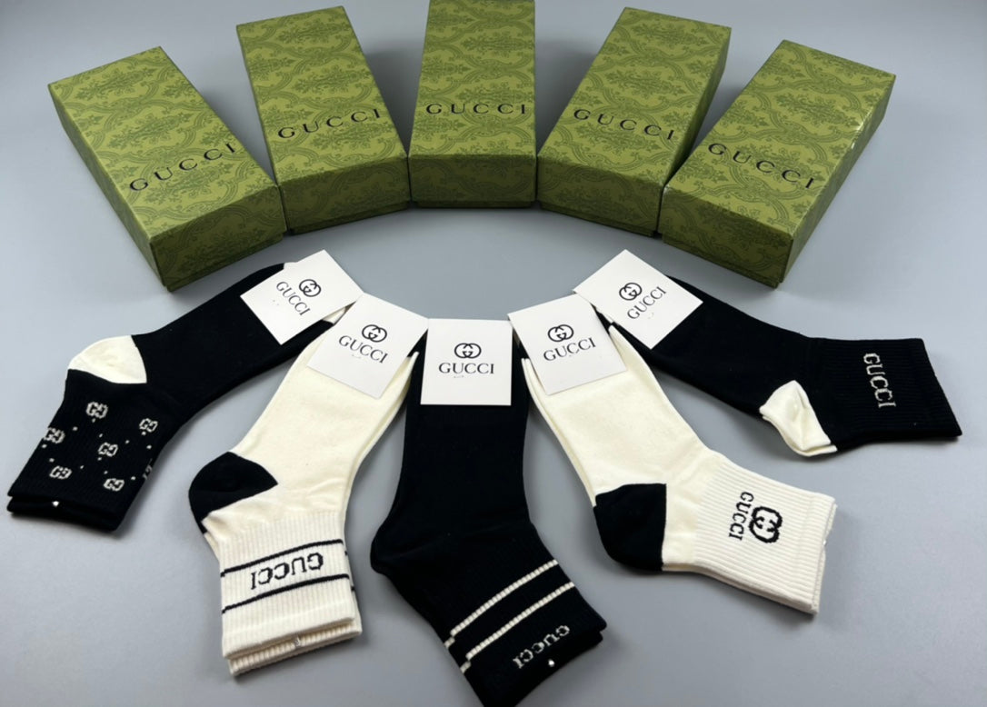GUCCI LOW-CUT SOCKS 425689 (1 BOX)