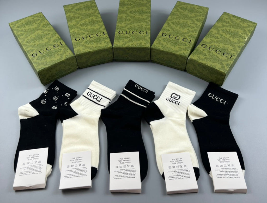 GUCCI LOW-CUT SOCKS 425689 (1 BOX)
