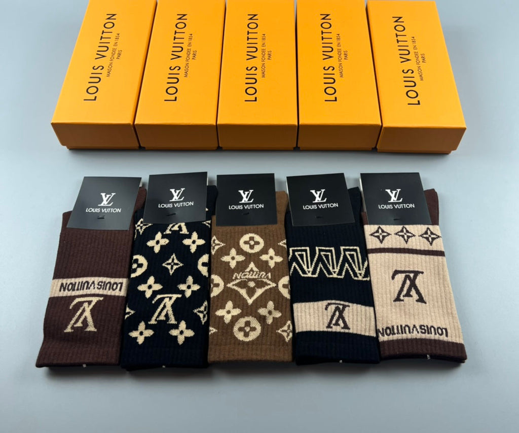 LOUIS VUITTON CREW SOCKS 425691 (1 BOX)