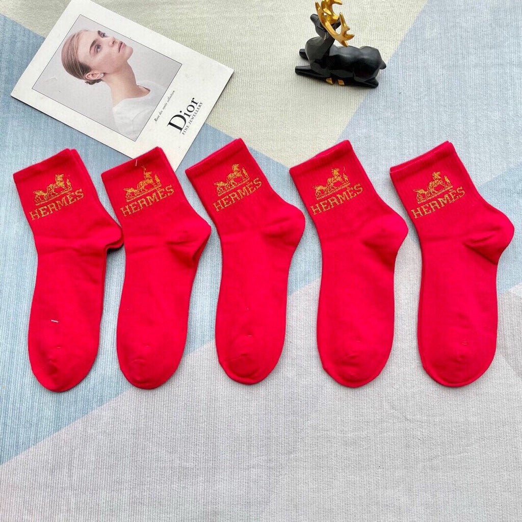 HERMES LOW-CUT SOCKS 393728 (1 BOX)