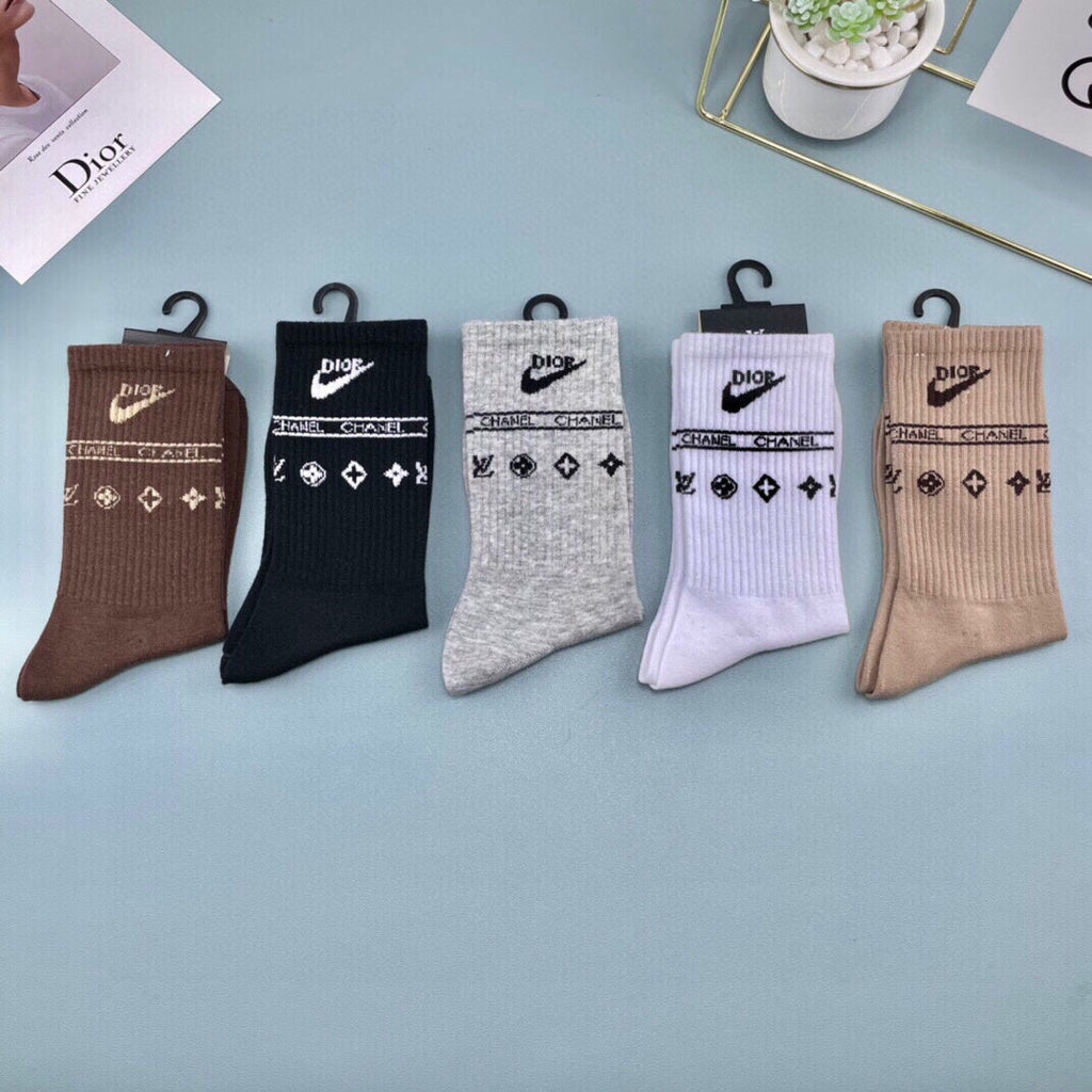 LOUIS VUITTON CREW SOCKS 409522 (1 BOX)