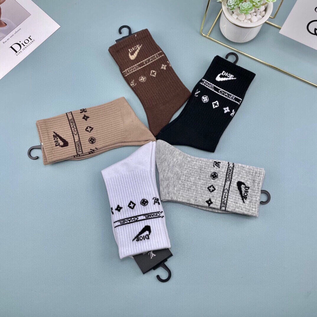 LOUIS VUITTON CREW SOCKS 409522 (1 BOX)