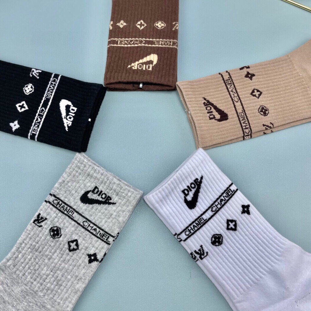 LOUIS VUITTON CREW SOCKS 409522 (1 BOX)