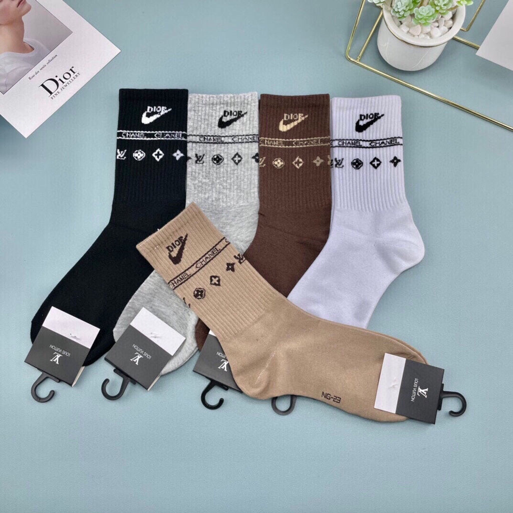 LOUIS VUITTON CREW SOCKS 409522 (1 BOX)