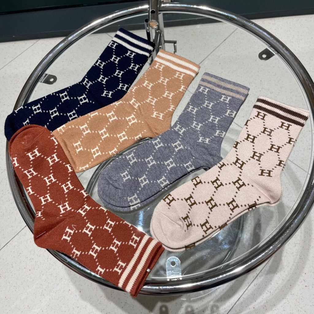 HERMES LOW-CUT SOCKS 409528 (1 BOX)