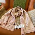 GUCCI 25S SCARF 180 IN WOOL 636369