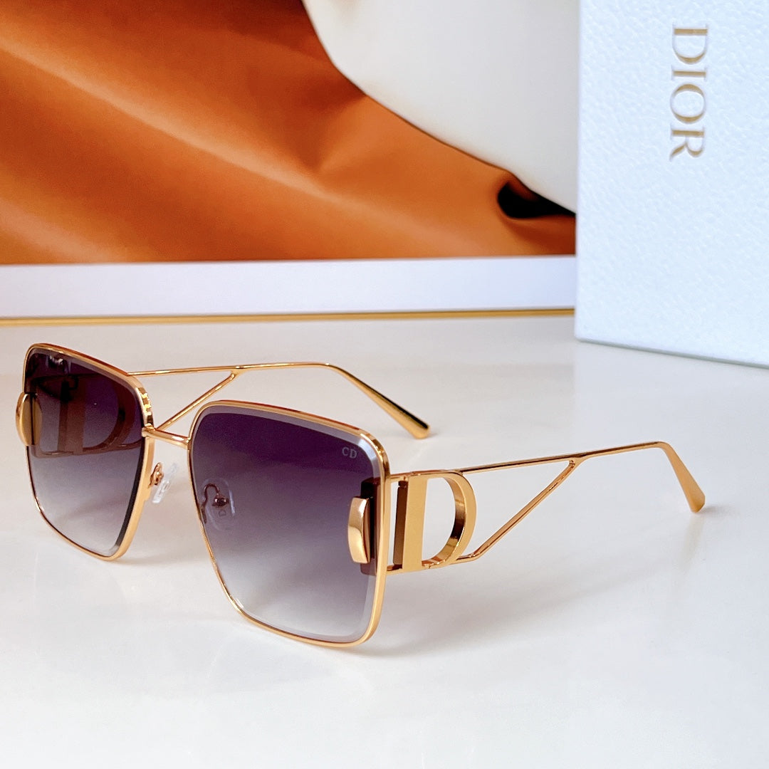 DIOR MONTAIGNE SQUARE SUNGLASS DSGTA42UCR IN METAL