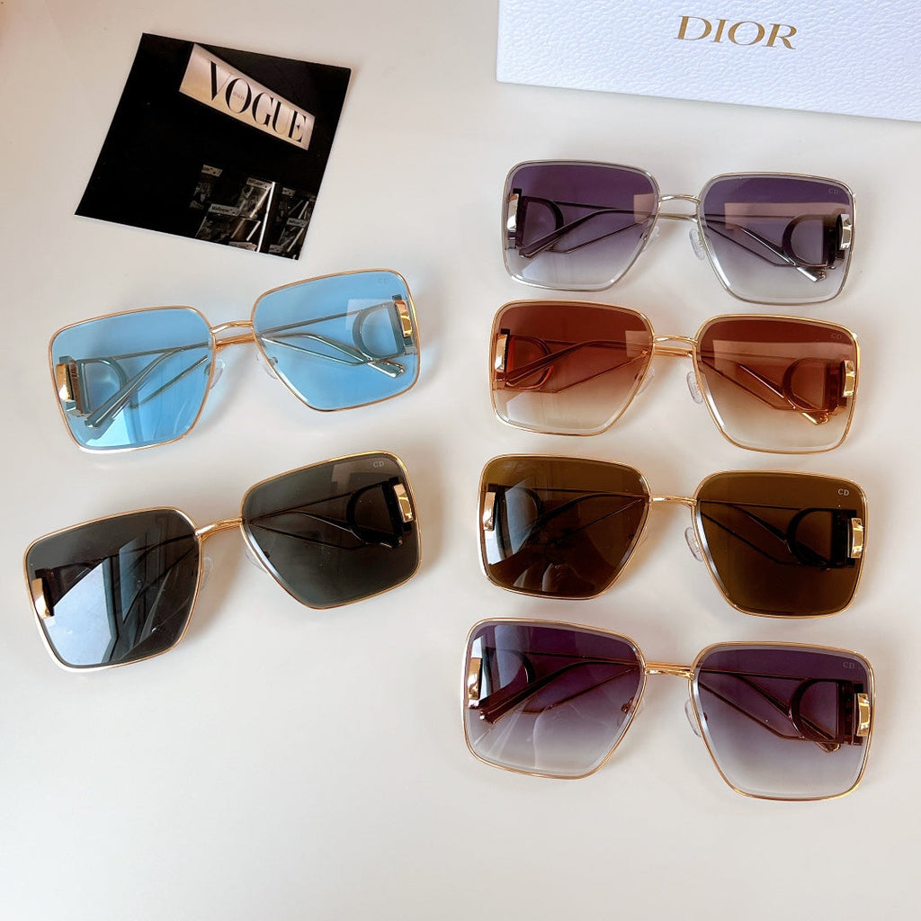DIOR MONTAIGNE SQUARE SUNGLASS DSGTA42UCR IN METAL