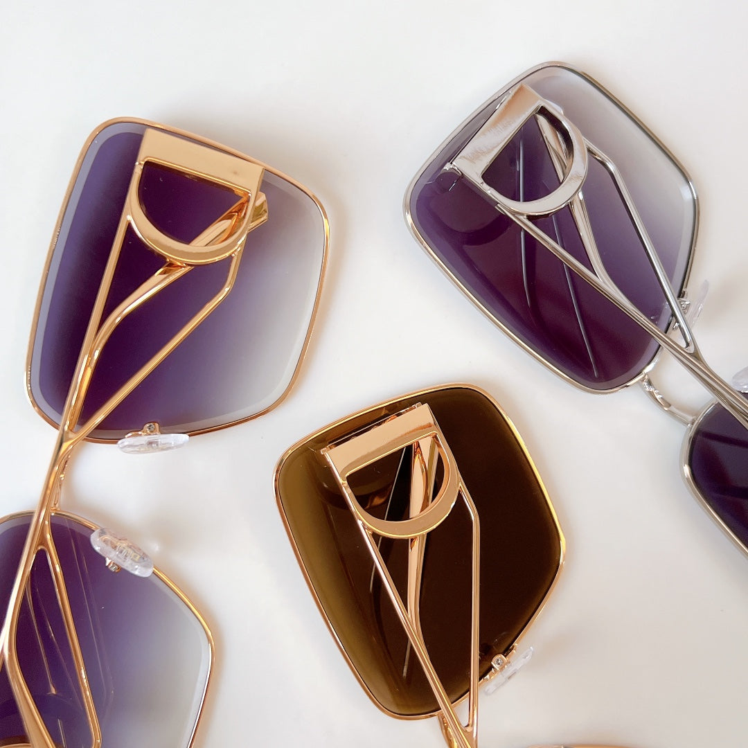 DIOR MONTAIGNE SQUARE SUNGLASS DSGTA42UCR IN METAL
