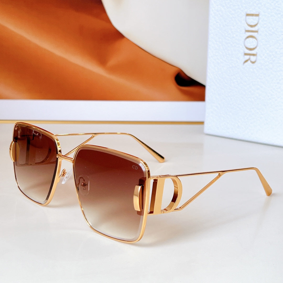 DIOR MONTAIGNE SQUARE SUNGLASS DSGTA42UCR IN METAL