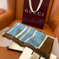 GUCCI 25S SCARF 90 IN SILK 700813