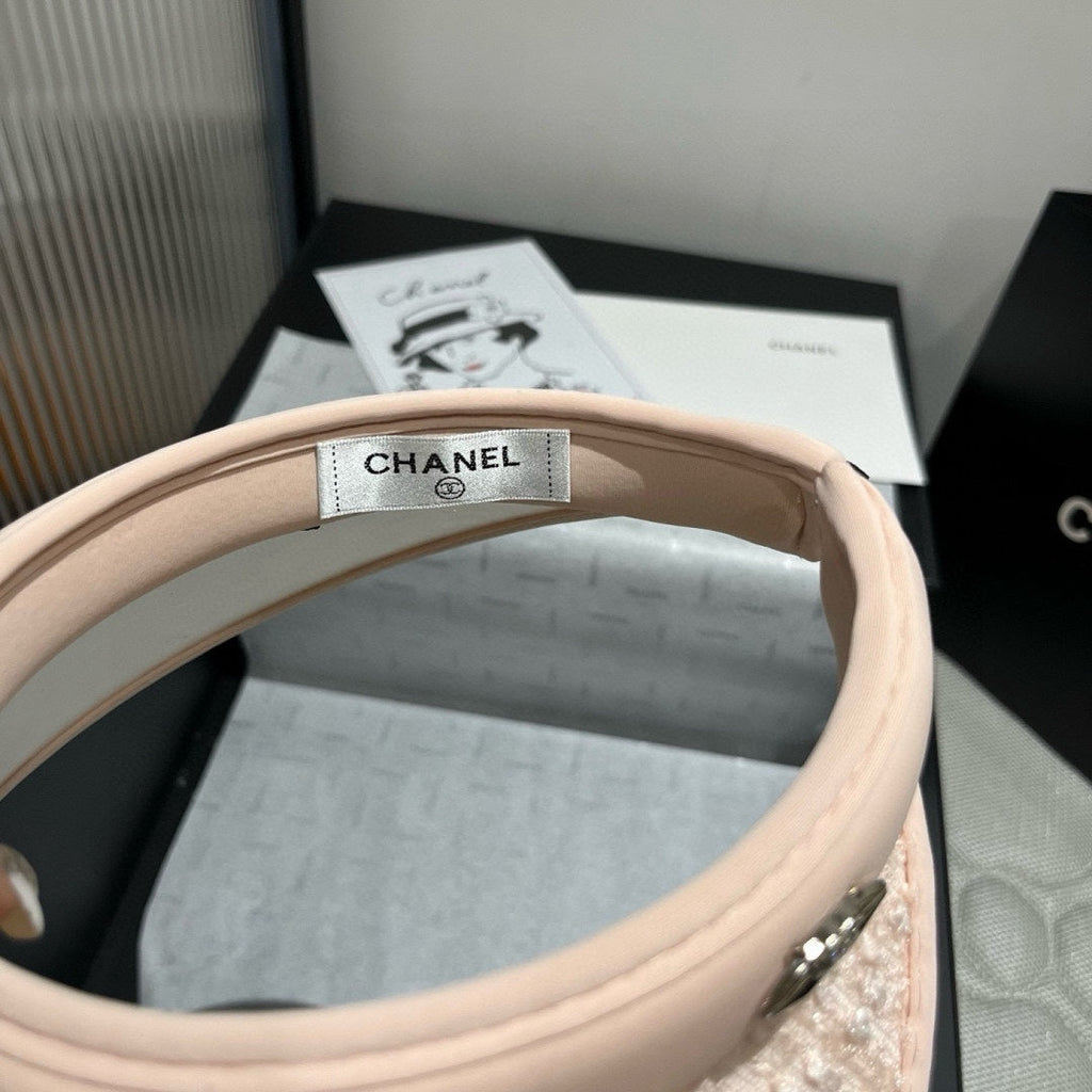 CHANEL SUN HAT MODEL PINK WITH SEQUINS 673926