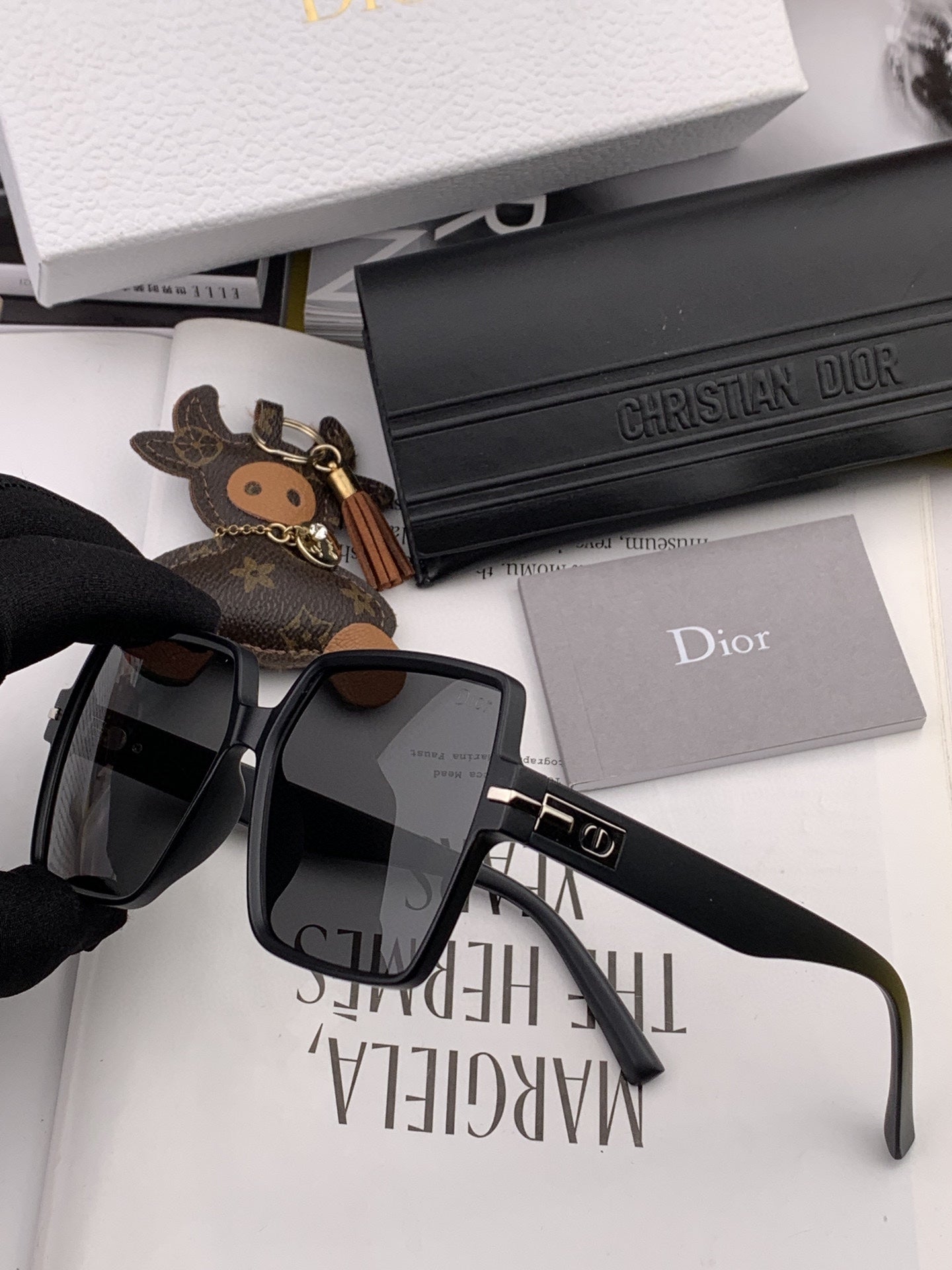 DIOR MONTAIGNE SQUARE SUNGLASS CD4780 IN ACETATE