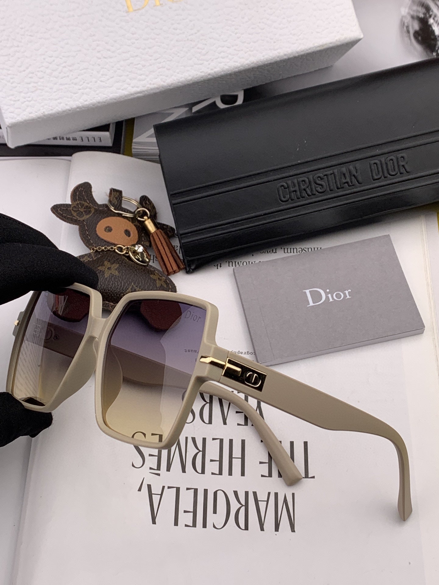 DIOR MONTAIGNE SQUARE SUNGLASS CD4780 IN ACETATE