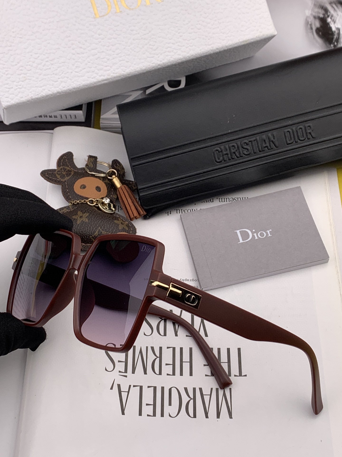 DIOR MONTAIGNE SQUARE SUNGLASS CD4780 IN ACETATE