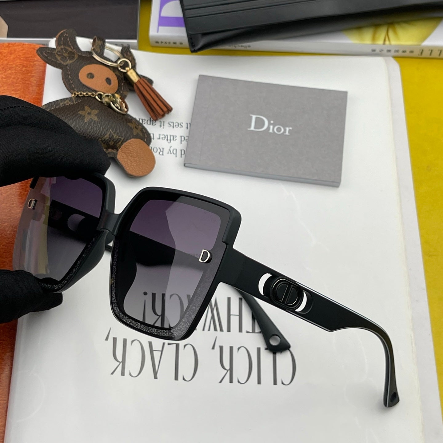 DIOR MONTAIGNE SQUARE SUNGLASS CD7129 IN ACETATE