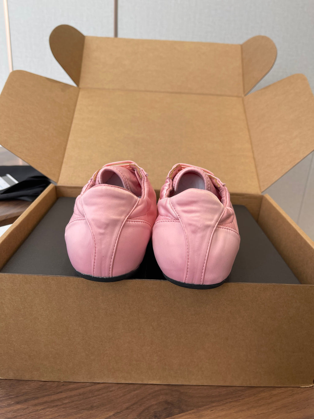 PRADA 25S SNEAKER IN PINK SILK