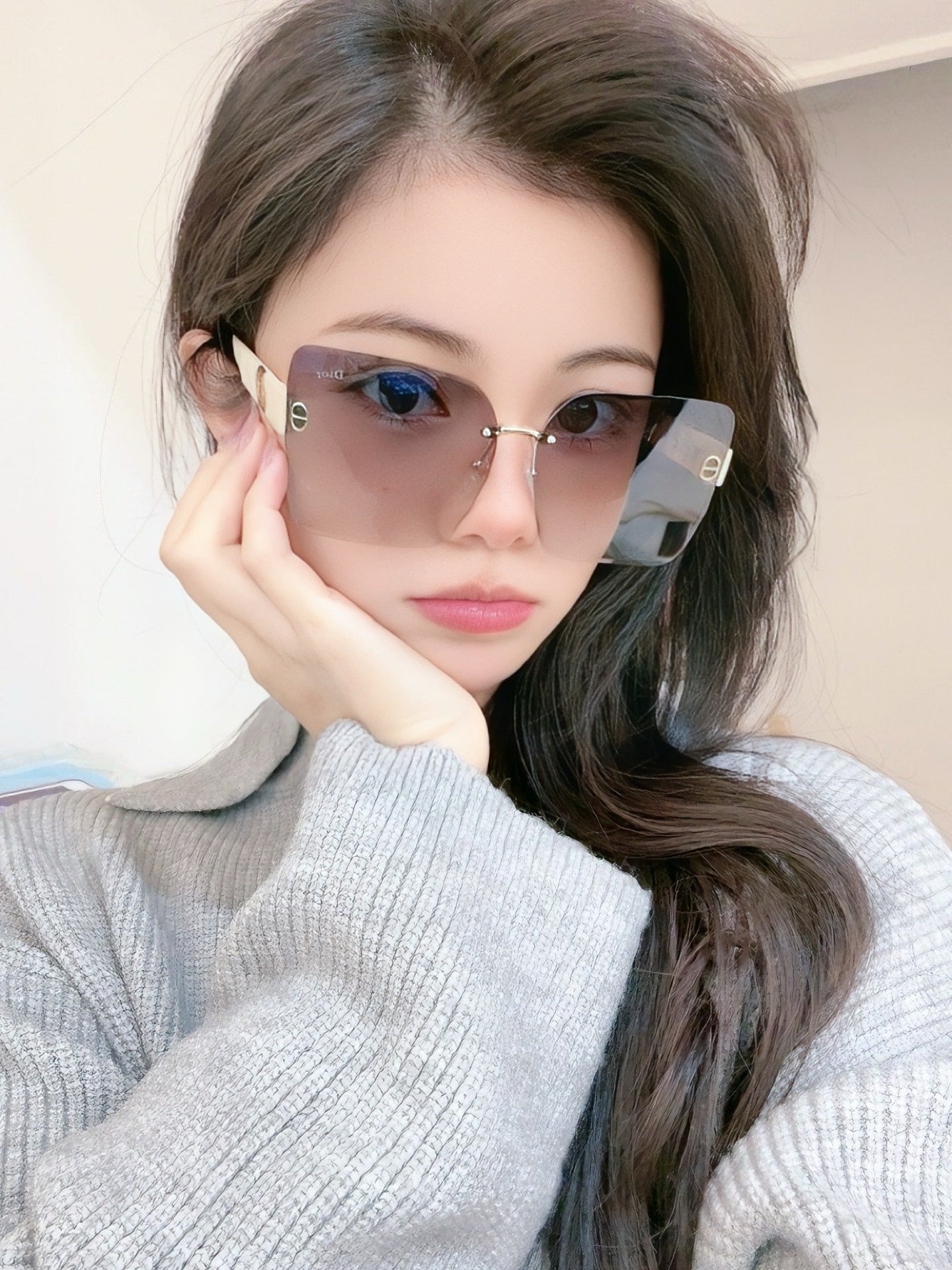 DIOR SIGNATURE SUNGLASS D3550 IN ACETATE