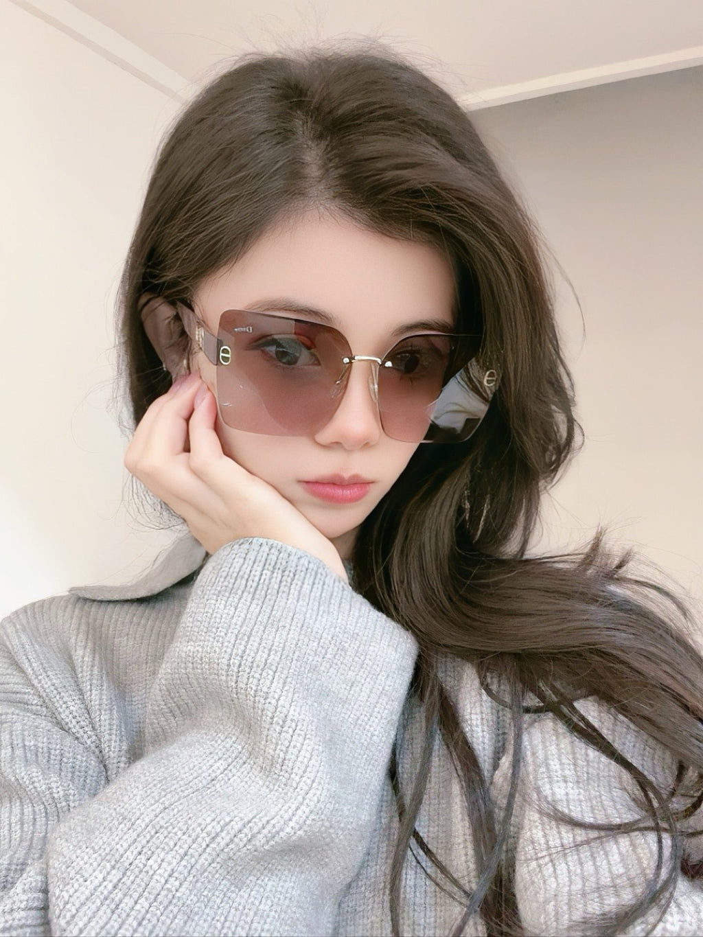 DIOR SIGNATURE SUNGLASS D3550 IN ACETATE