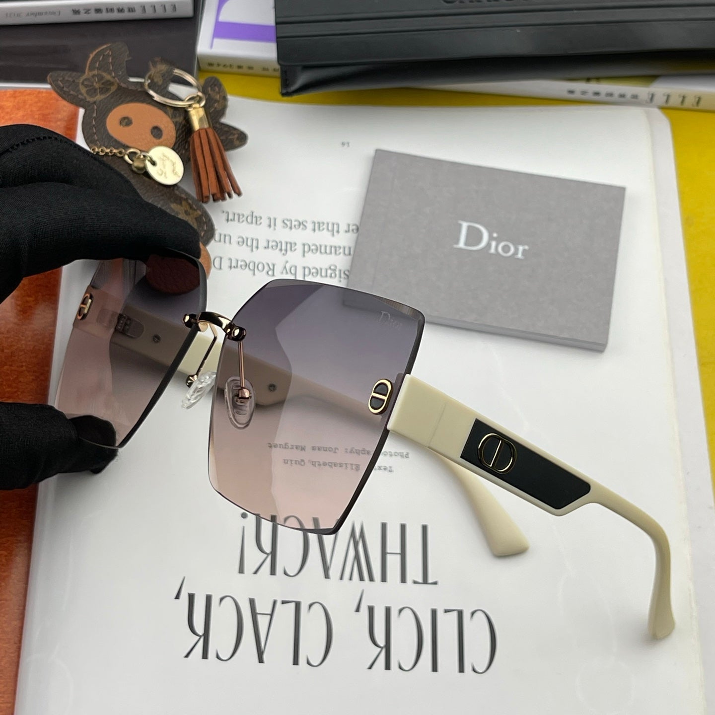 DIOR MONTAIGNE SQUARE SUNGLASS CD7159 IN ACETATE