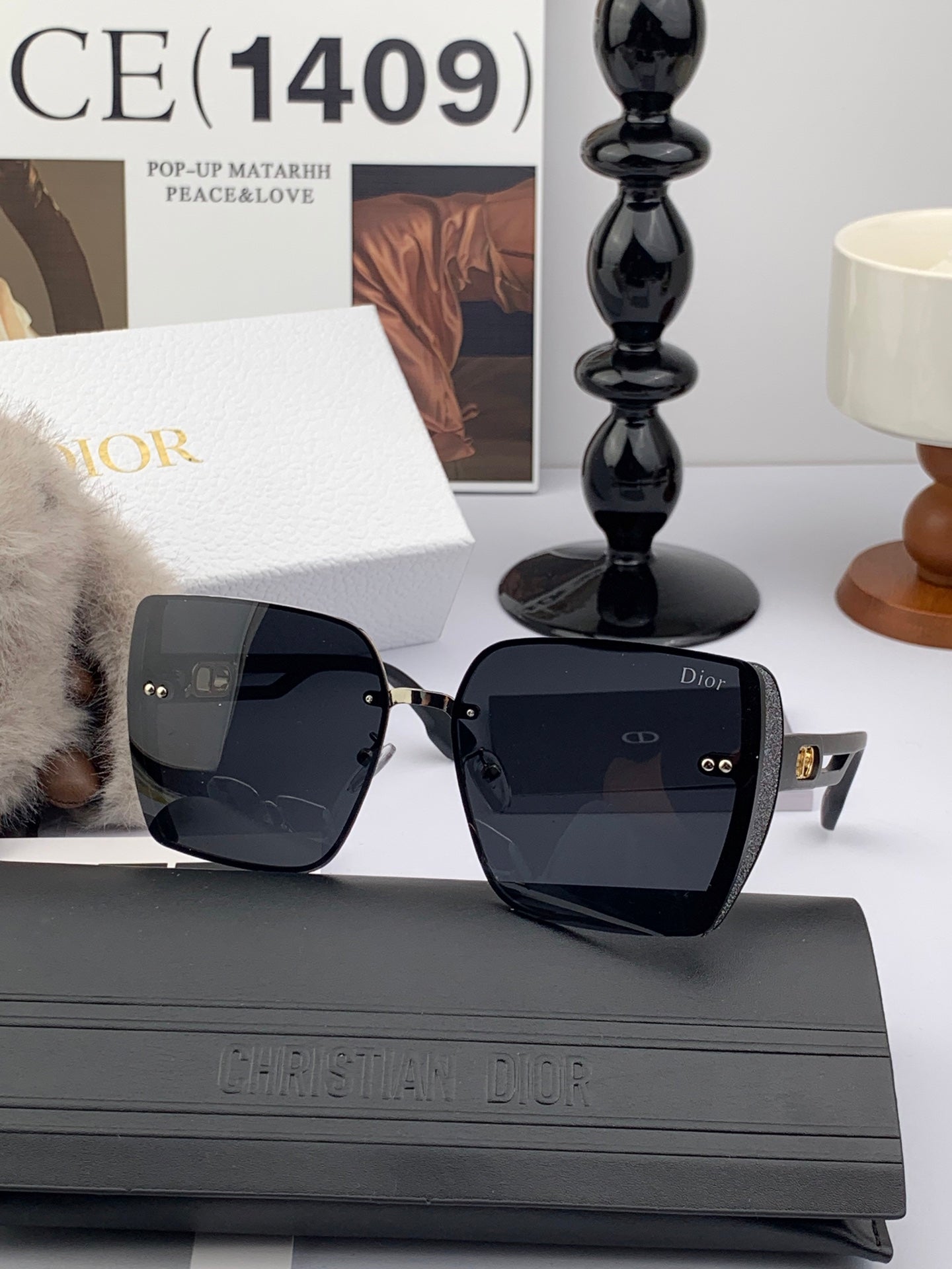 DIOR MONTAIGNE SUNGLASS D7230 IN ACETATE