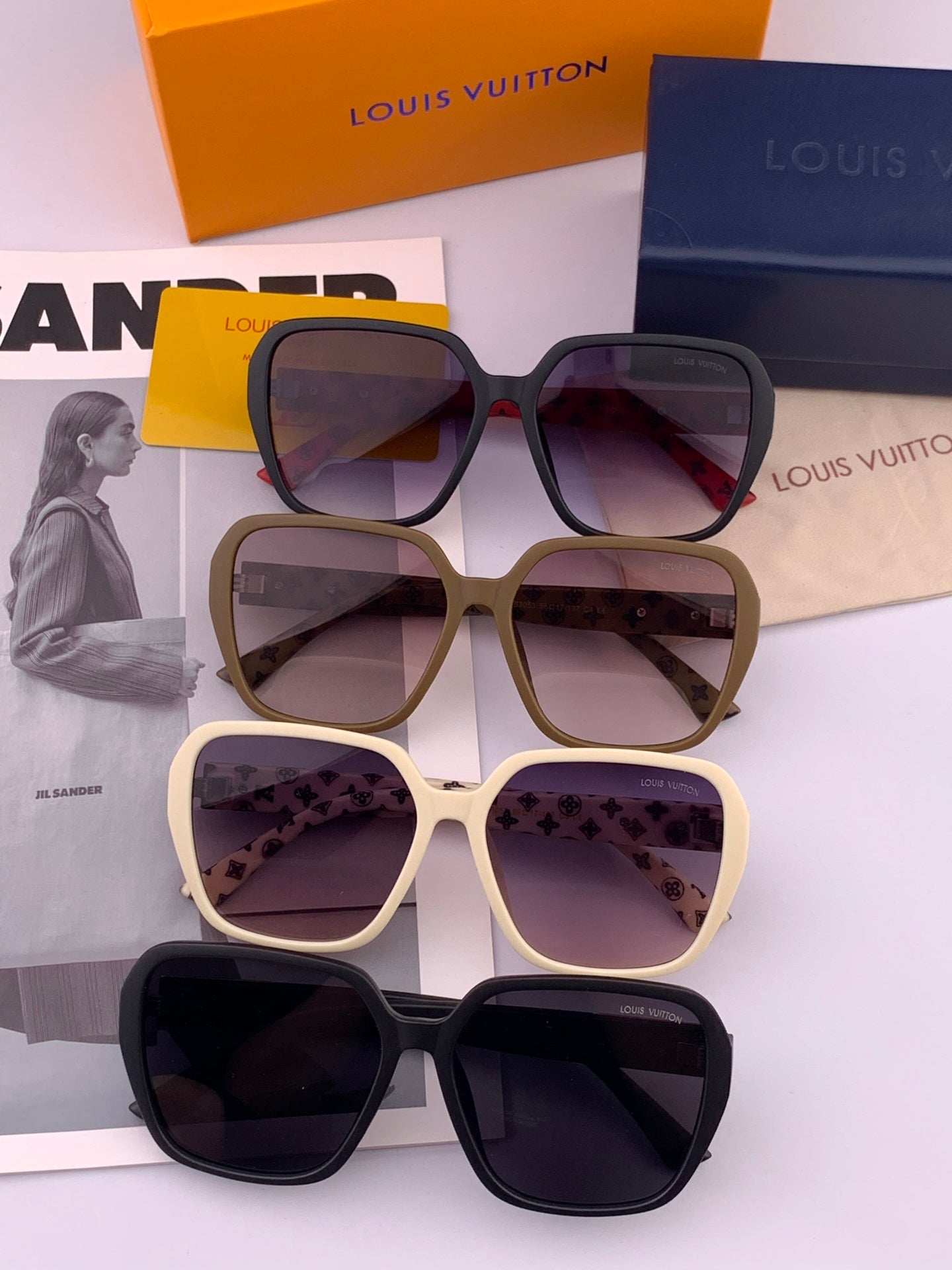 LOUIS VUITTON SIGNATURE ROUND SUNGLASSES L3305 IN ACETATE