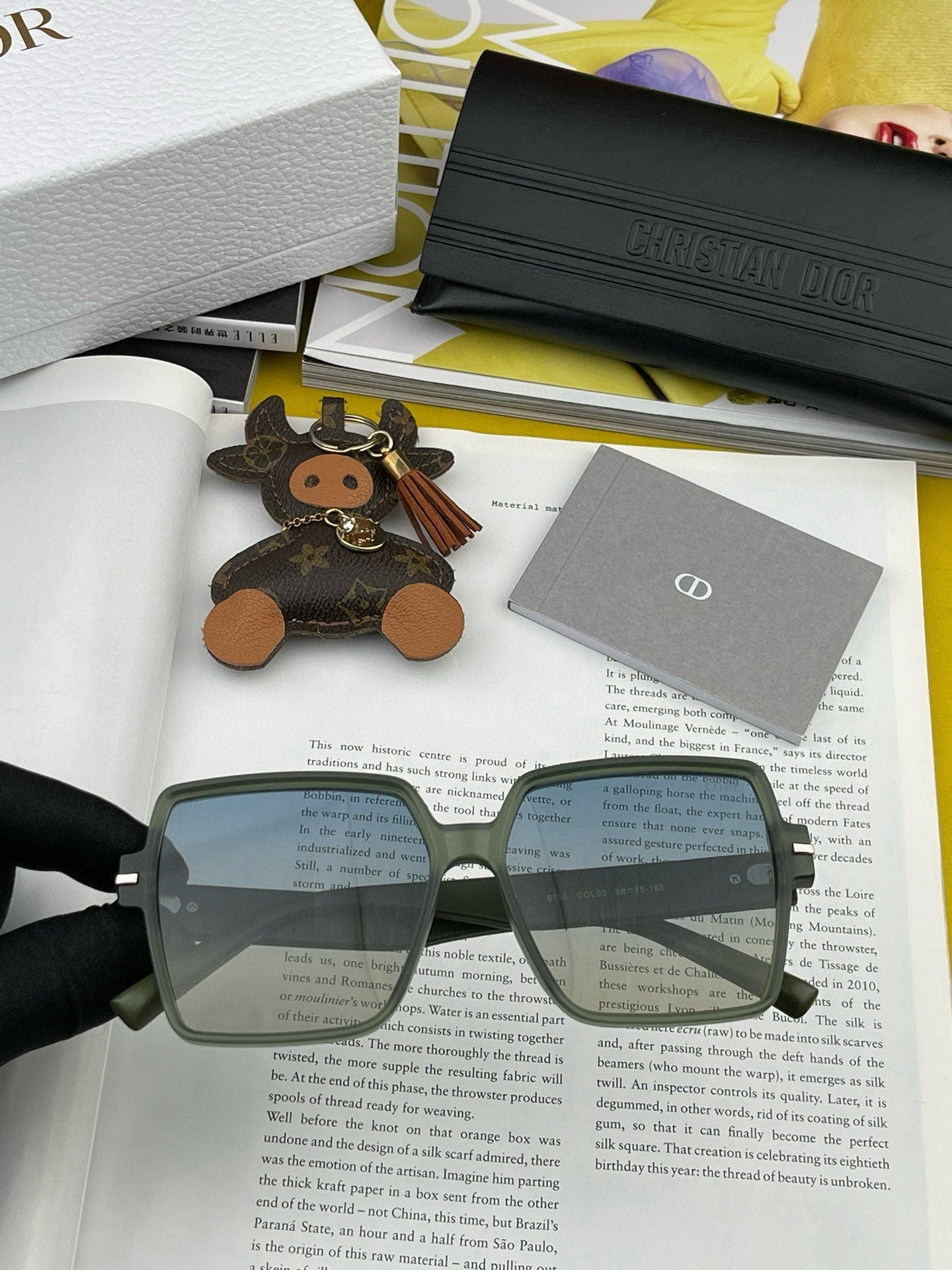 DIOR MONTAIGNE SQUARE SUNGLASS CD4780 IN ACETATE