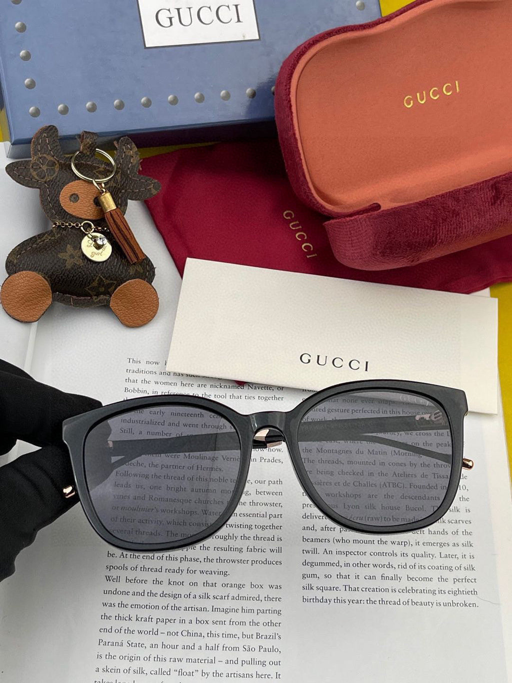 BUTTERFLY FRAME SUNGLASSES G15500 IN ACETATE