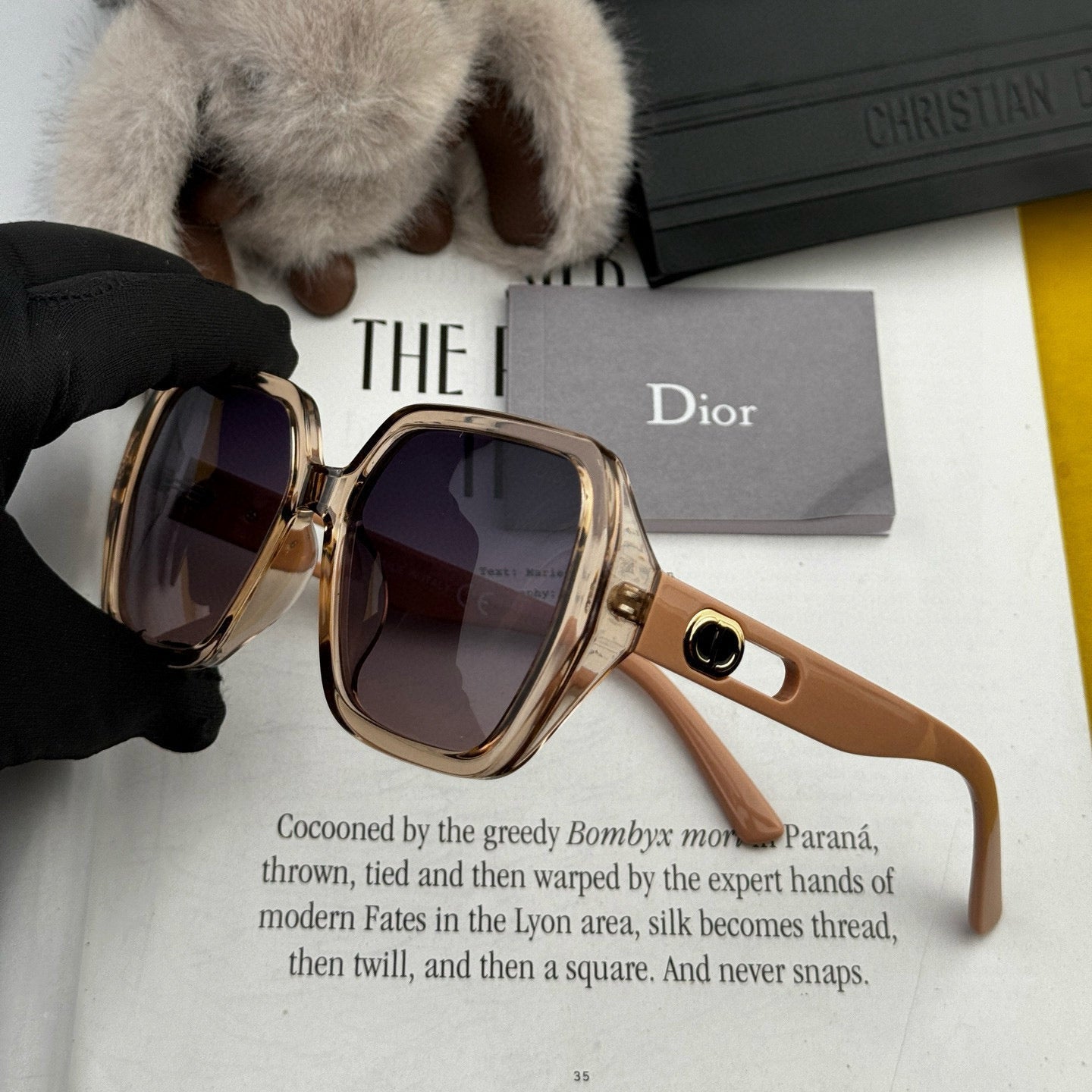 DIOR MONTAIGNE SUNGLASS CD2512 IN ACETATE