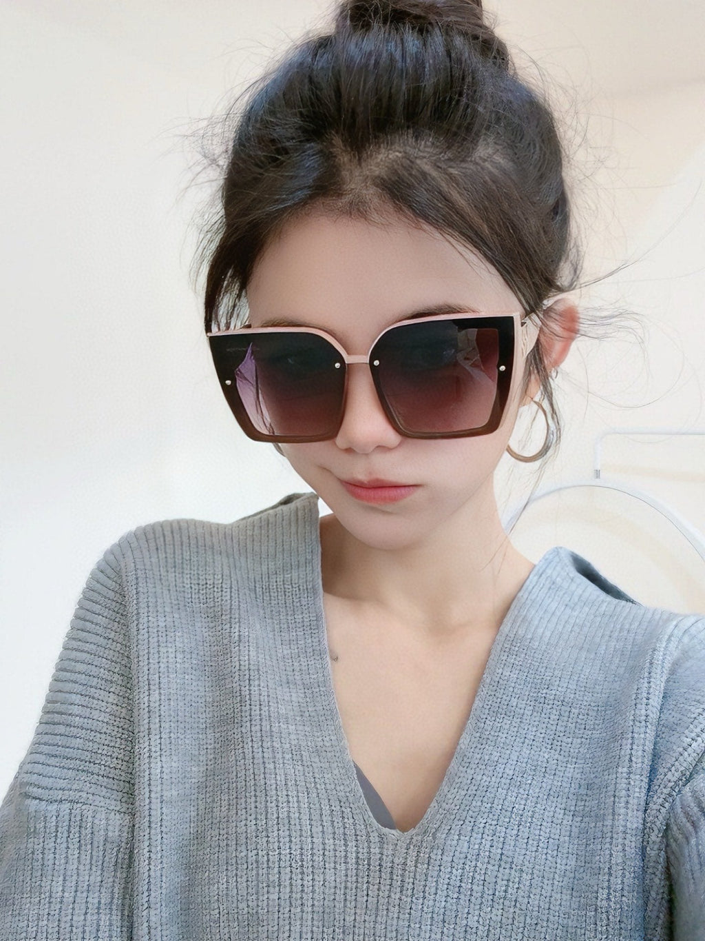LOUIS VUITTON SQUARE SUNGLASSES L822 IN ACETATE