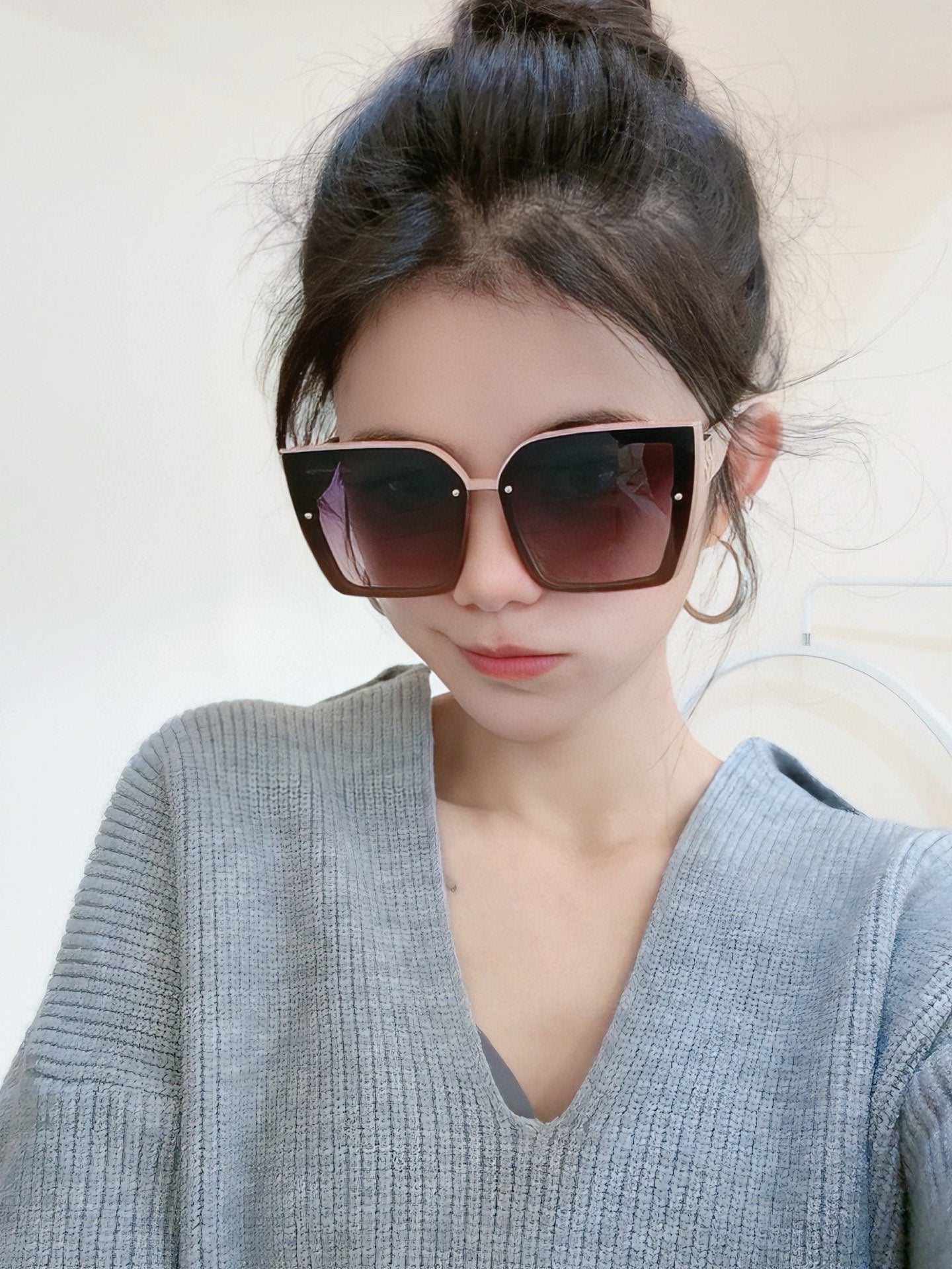 LOUIS VUITTON SQUARE SUNGLASSES L822 IN ACETATE