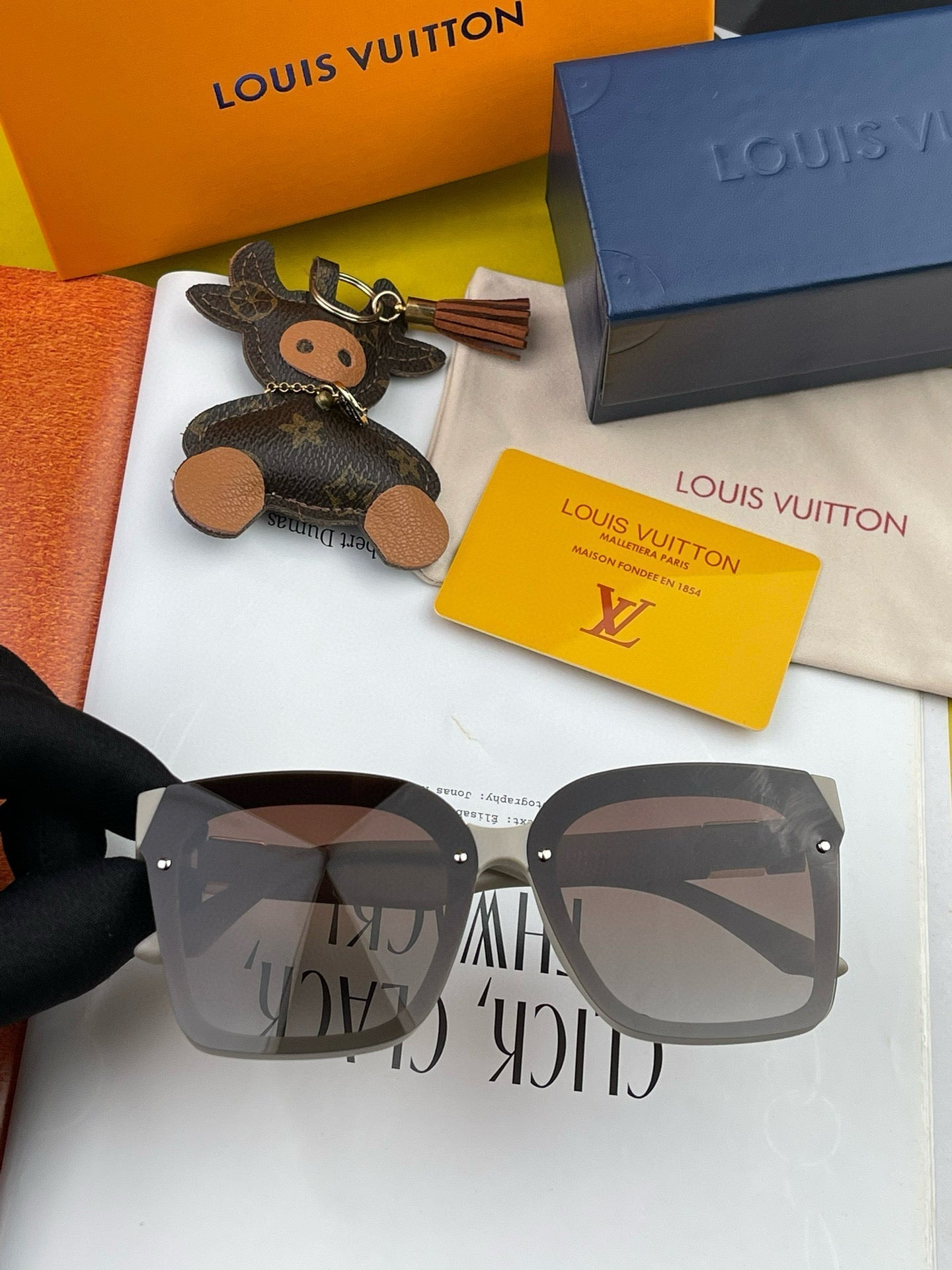 LOUIS VUITTON SQUARE SUNGLASSES L1765 IN ACETATE