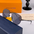 LOUIS VUITTON PILOT SUNGLASSES L1862 IN METAL