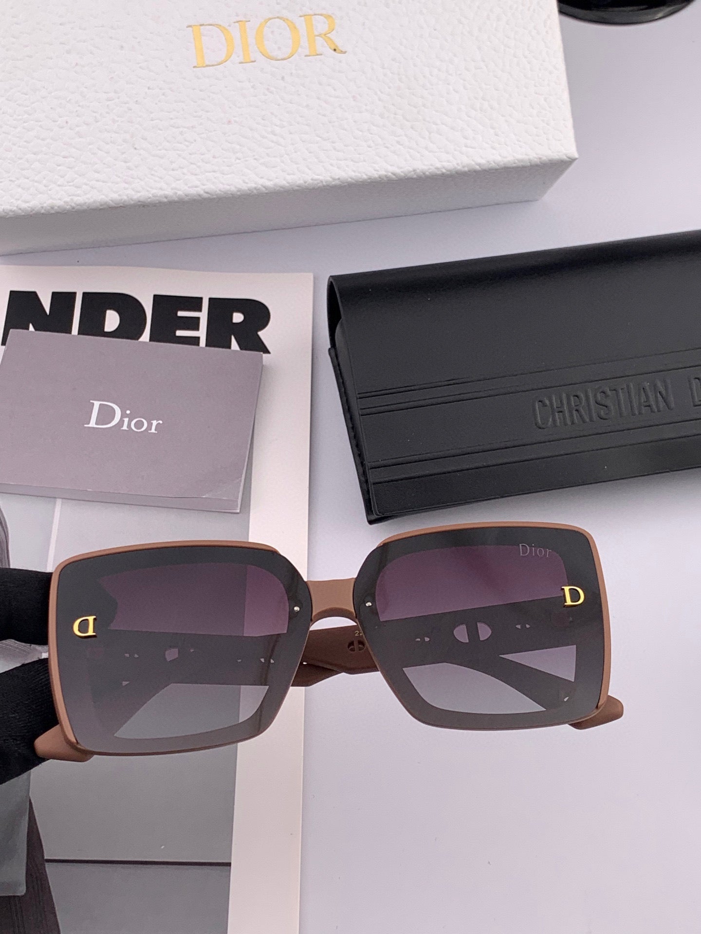 DIOR MONTAIGNE SUNGLASS CD1228 IN ACETATE EMBOSSED LOGO