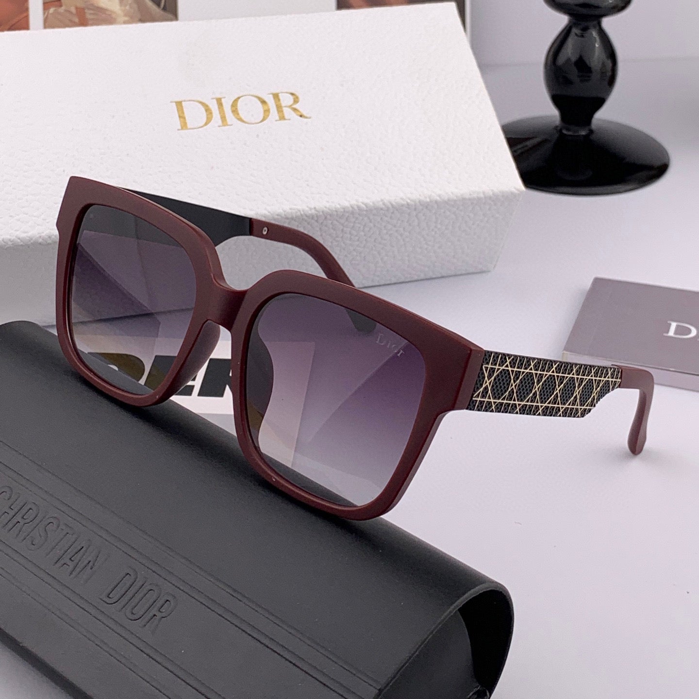 DIOR MONTAIGNE SUNGLASS D8304 IN ACETATE