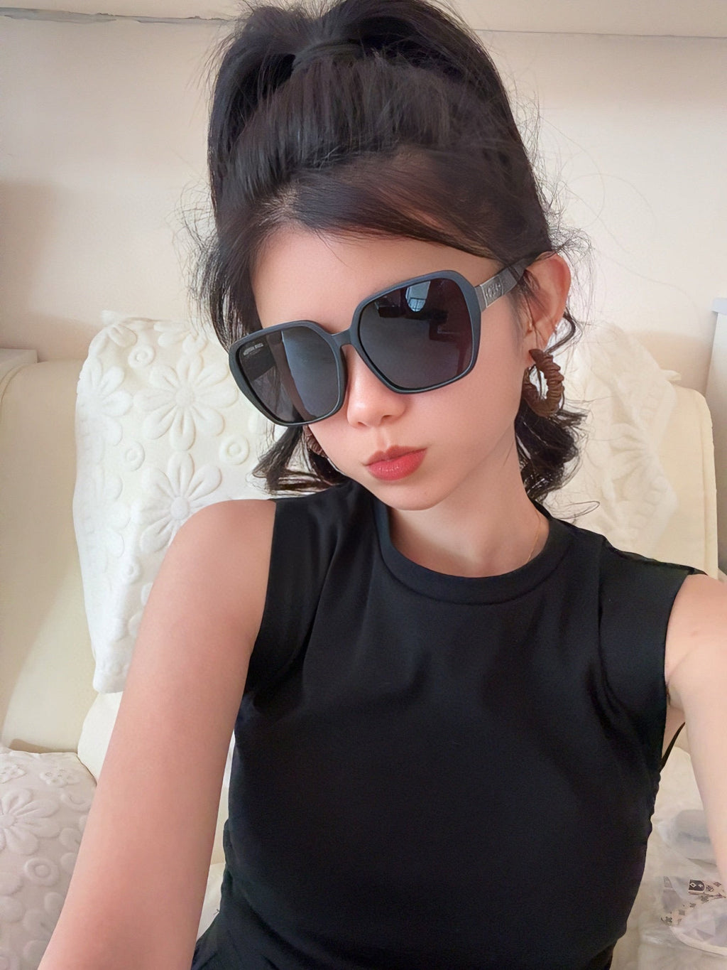 LOUIS VUITTON SIGNATURE ROUND SUNGLASSES L3305 IN ACETATE