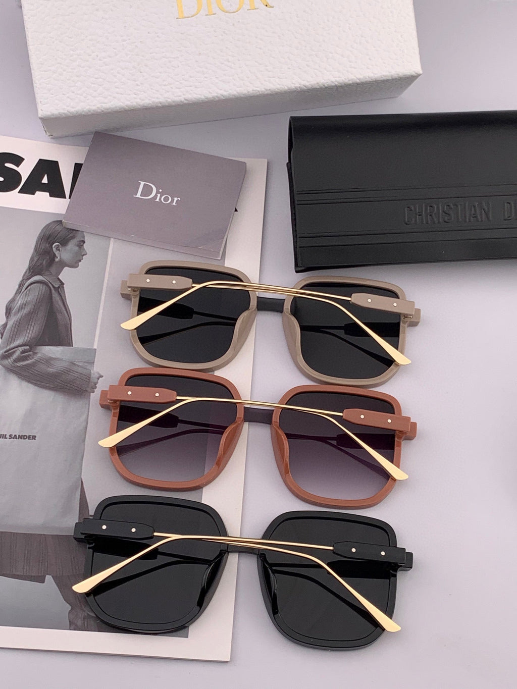 DIOR MONTAIGNE SUNGLASS D288 IN METAL