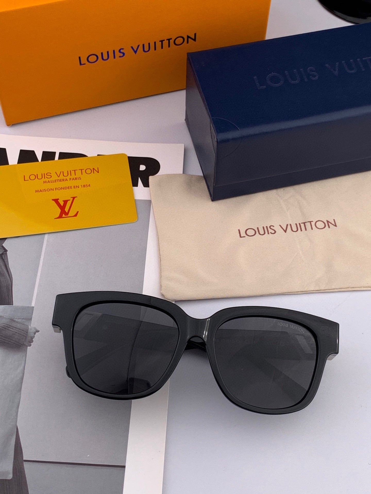 LOUIS VUITTON CAT EYE SUNGLASSES L5516 IN ACETATE