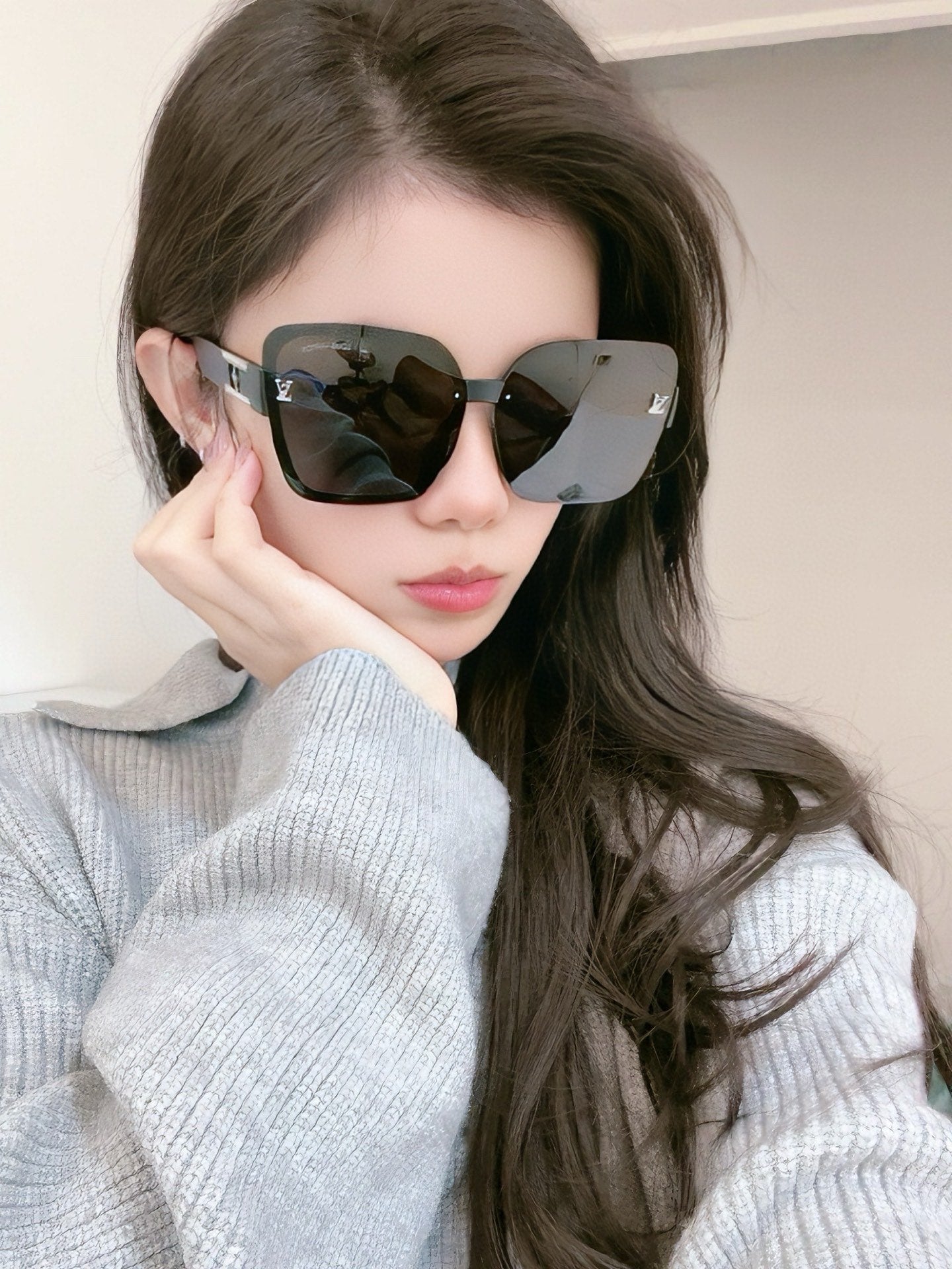 LOUIS VUITTON SQUARE SUNGLASSES L0992 IN ACETATE