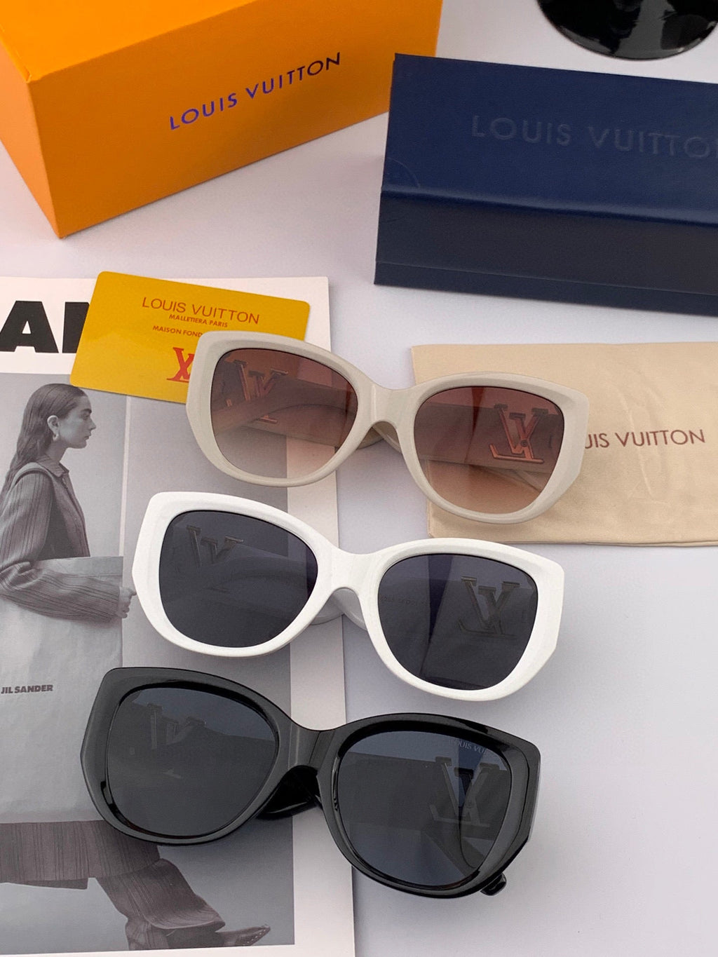 LOUIS VUITTON CAT EYE SUNGLASSES 2614 IN ACETATE