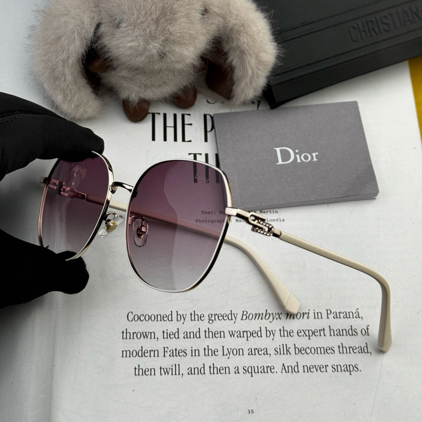 DIOR MONTAIGNE SUNGLASS CD0639 IN METAL
